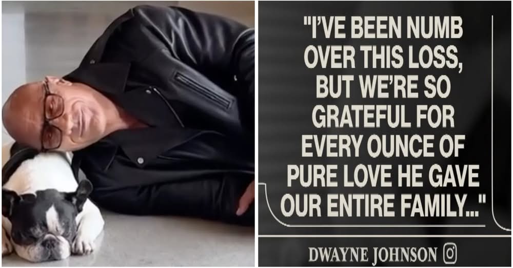 Dwayne โThe Rockโ Johnson Announces Passing of His Dog Hobbs in Emotional Post: โNumb Over This Lossโ